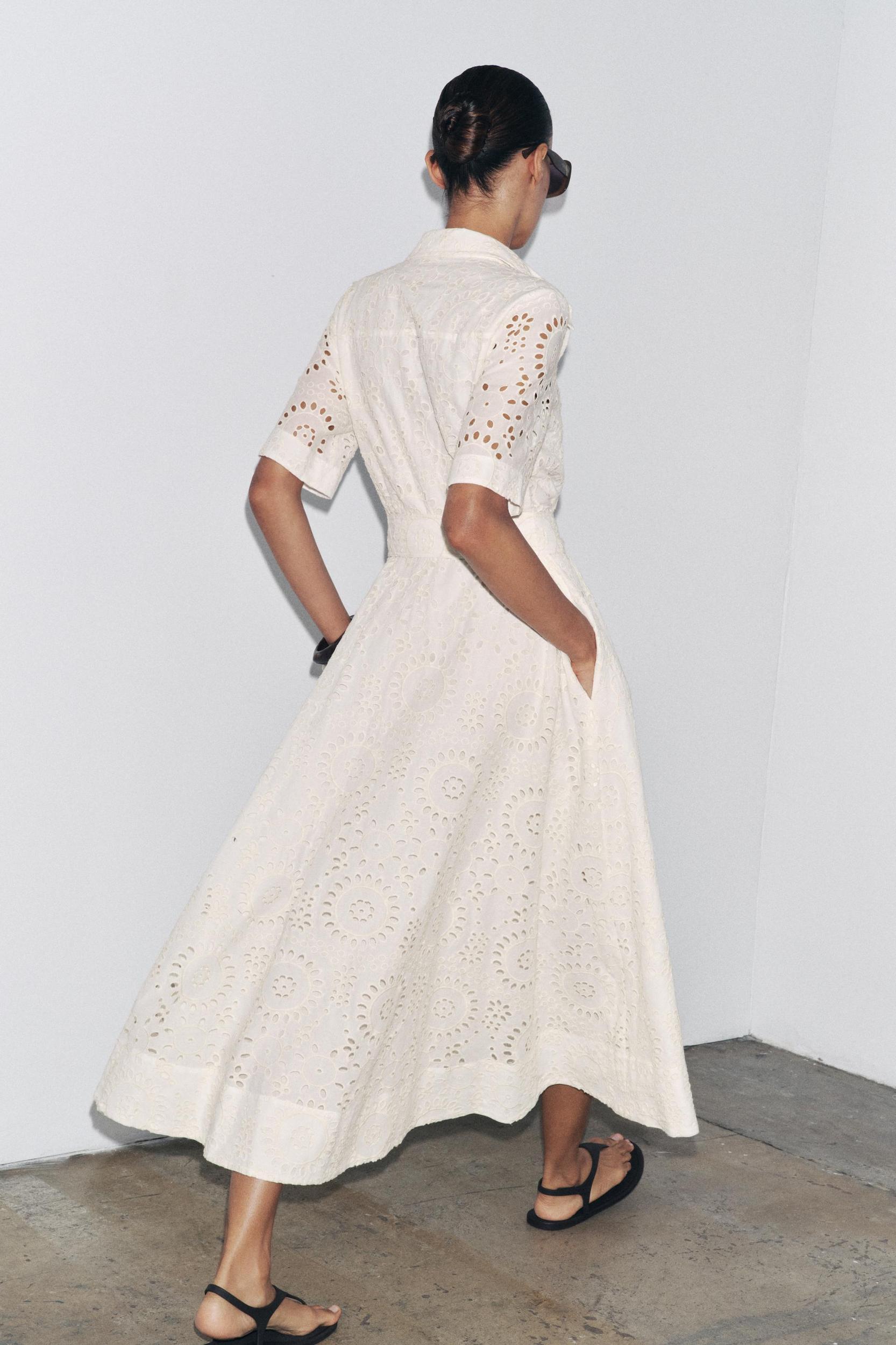 ZW COLLECTION EMBROIDERED SHIRT DRESS Product Image