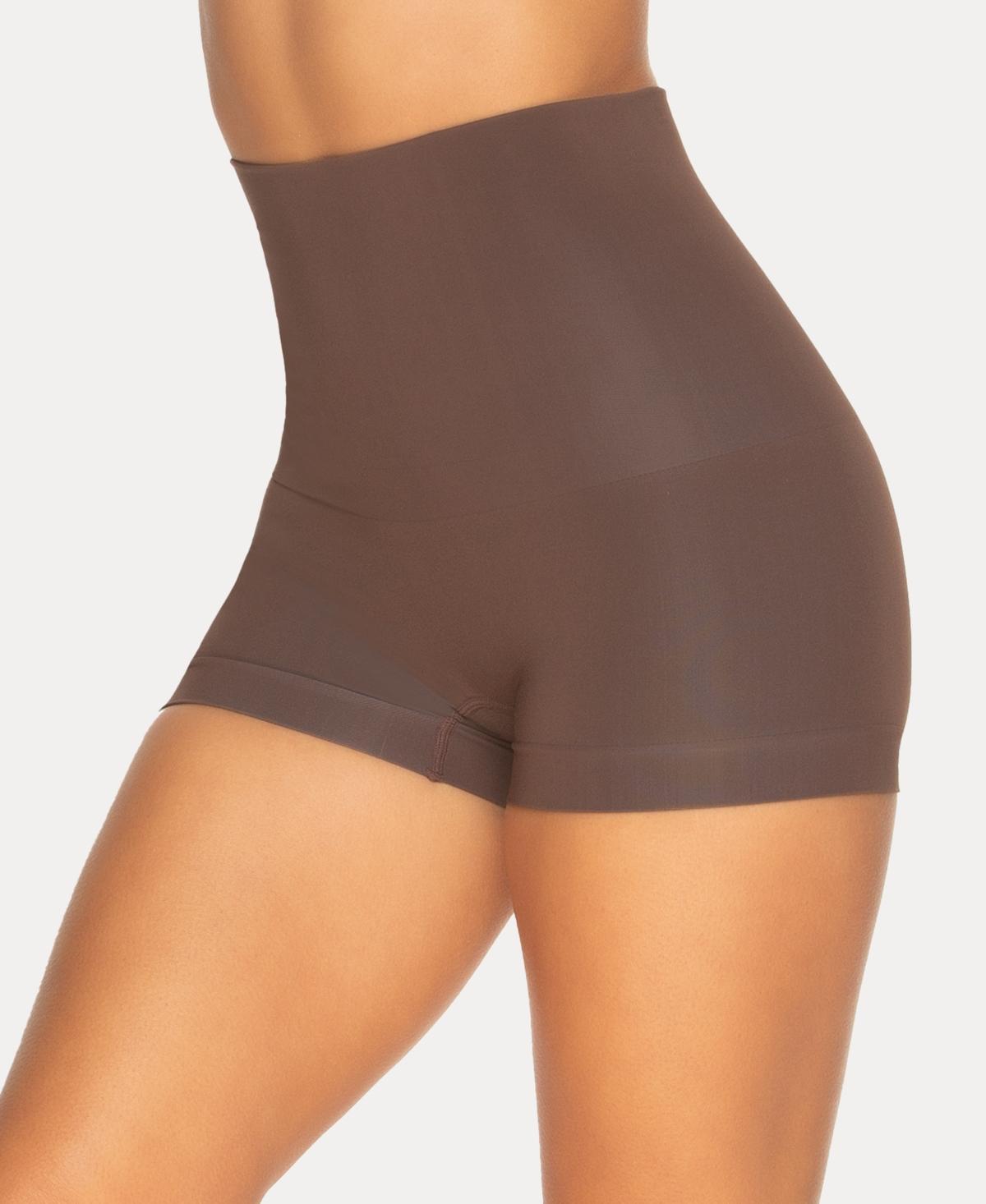 Womens Jezebel Fusion Waist Firm Control Shaping Boyshort 710161 Pink Rtn Product Image