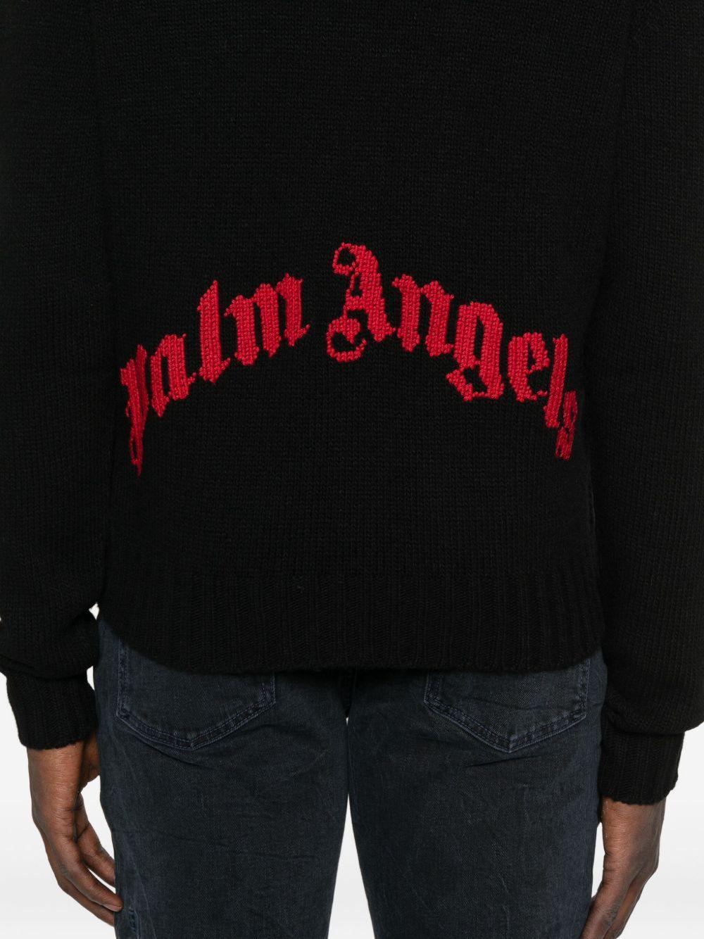 crew-neck knit sweater Product Image
