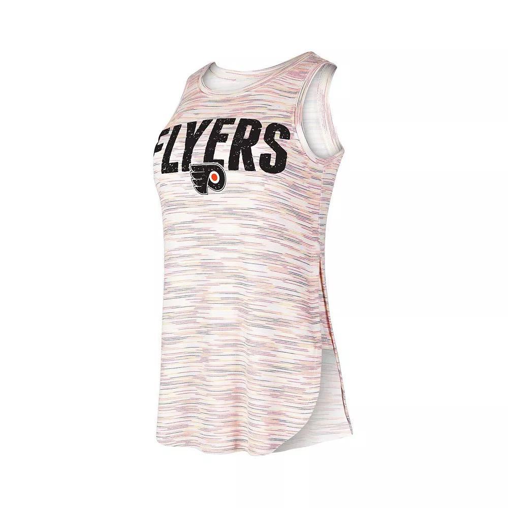 Women's Concepts Sport Philadelphia Flyers Sunray Multicolor Tri-Blend Tank Top, Size: XL, Fly Team Product Image