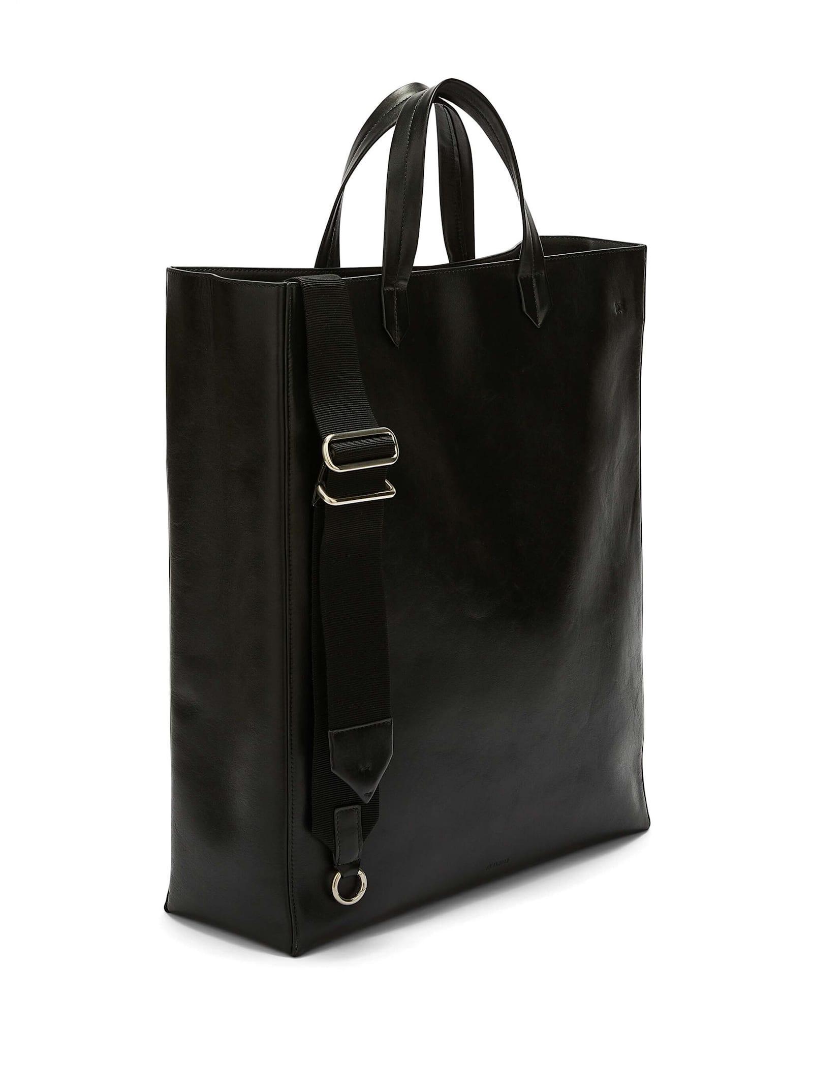 JIL SANDER Square Shopper Lg Bag Bags In Black Product Image