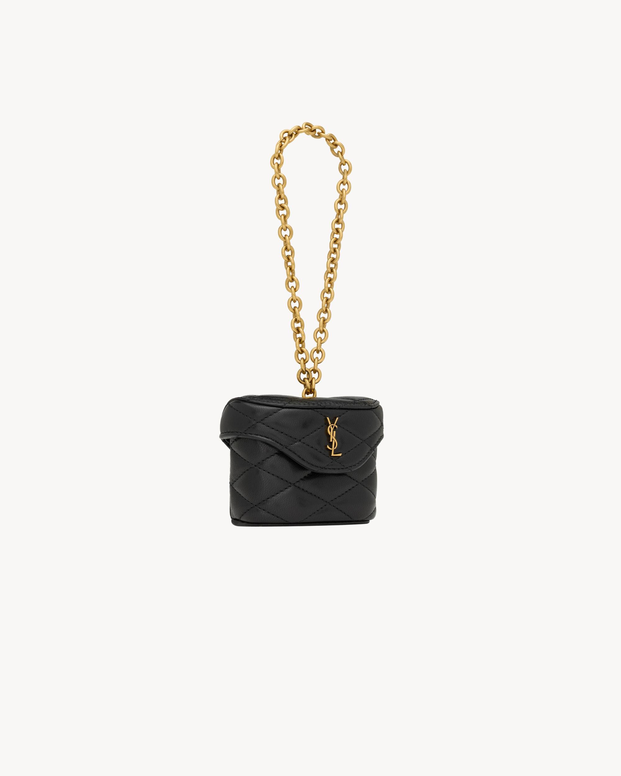 JUNE box bag charm in lambskin Product Image