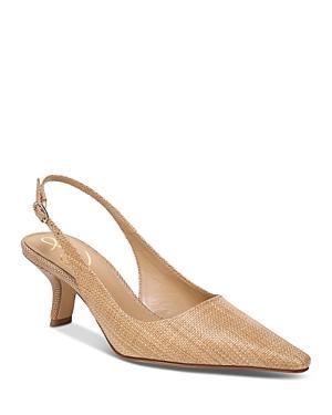 Sam Edelman Womens Bianka Pointed Toe Mid Heel Slingback Sandals Product Image