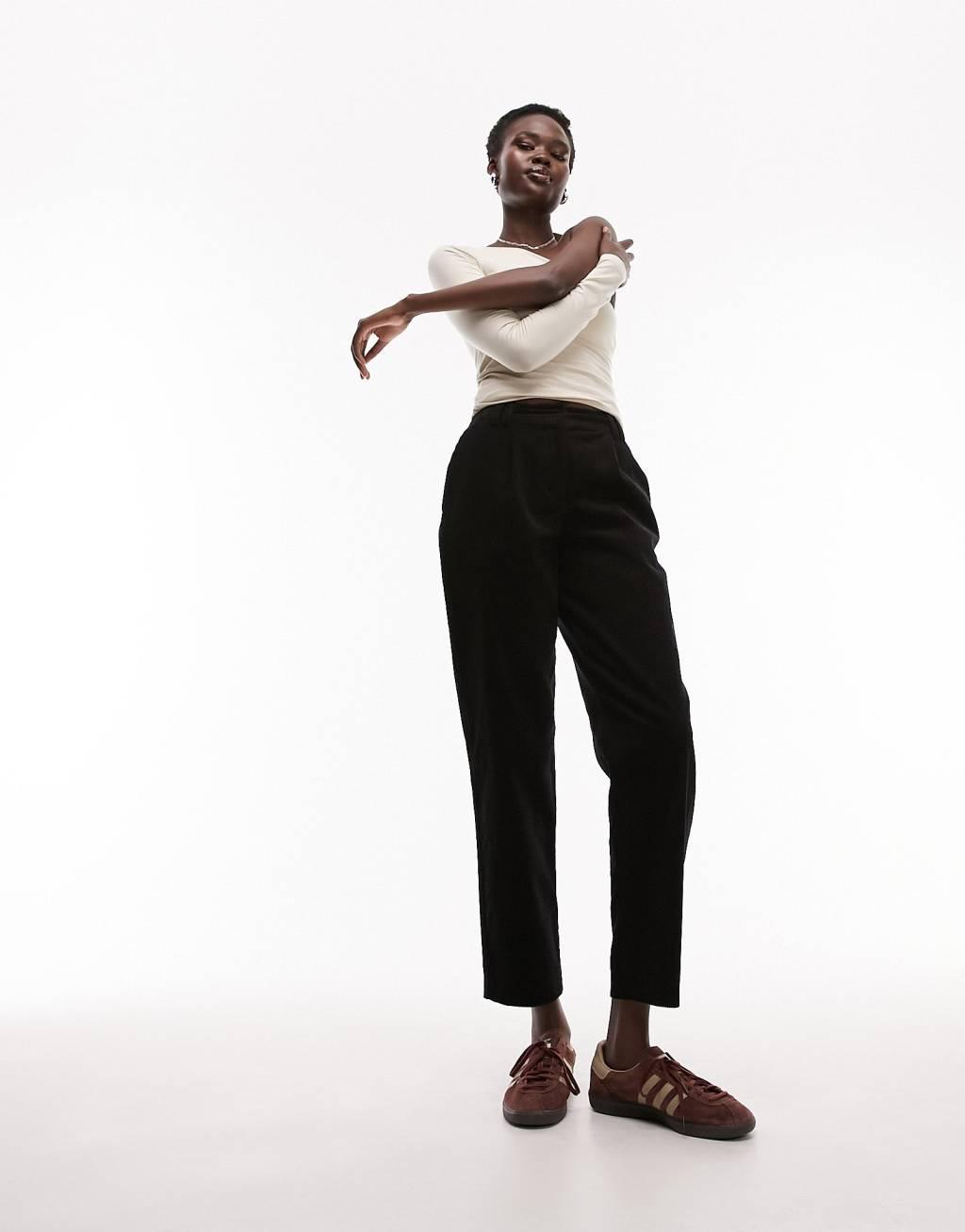 Topshop Tall cord peg pants Product Image