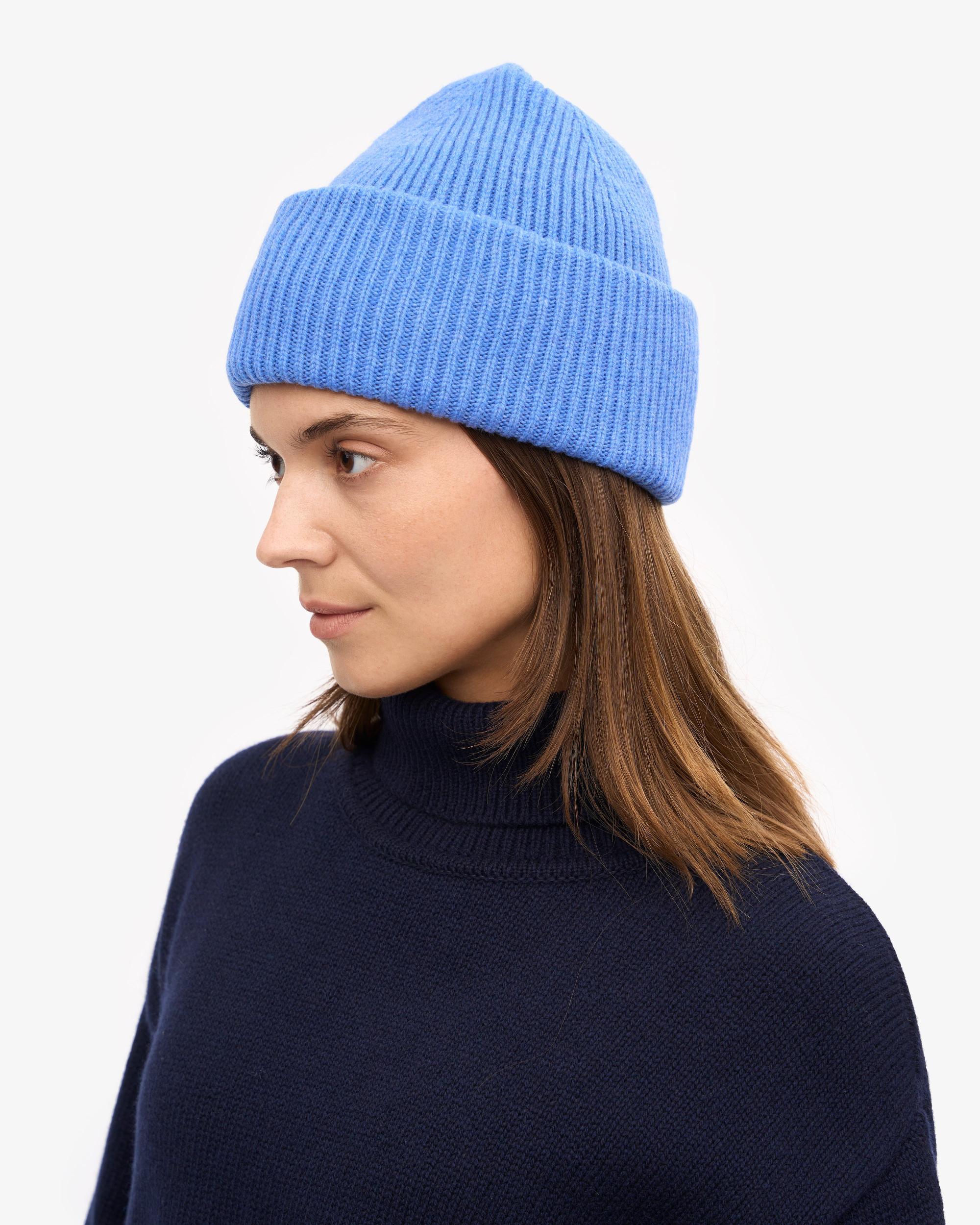 Merino Wool Hat - Magenta Blaze Product Image