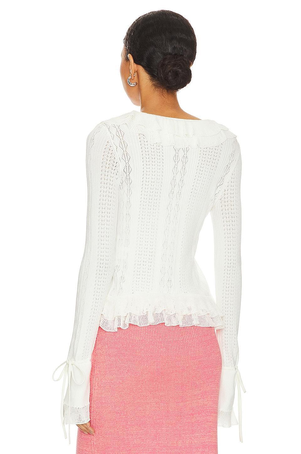 Rimon Pointelle Top MAJORELLE Product Image