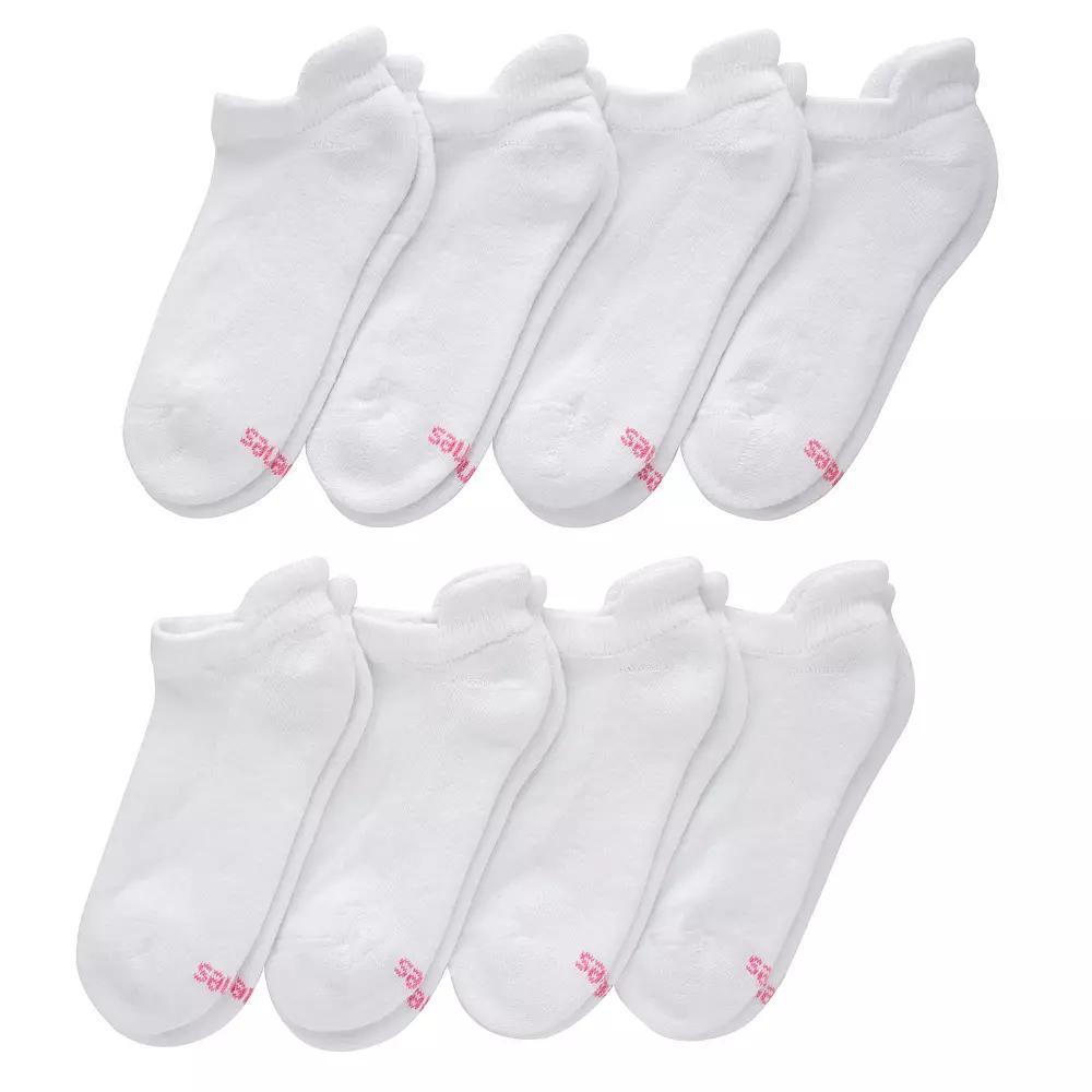Hanes Ultimate 8-Pack Womens Cool Comfort Cushioned Heel Shield Socks HWUCH8 Product Image