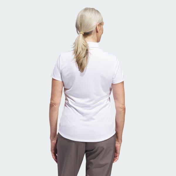 Women's Solid Performance Short Sleeve Polo Shirt Product Image