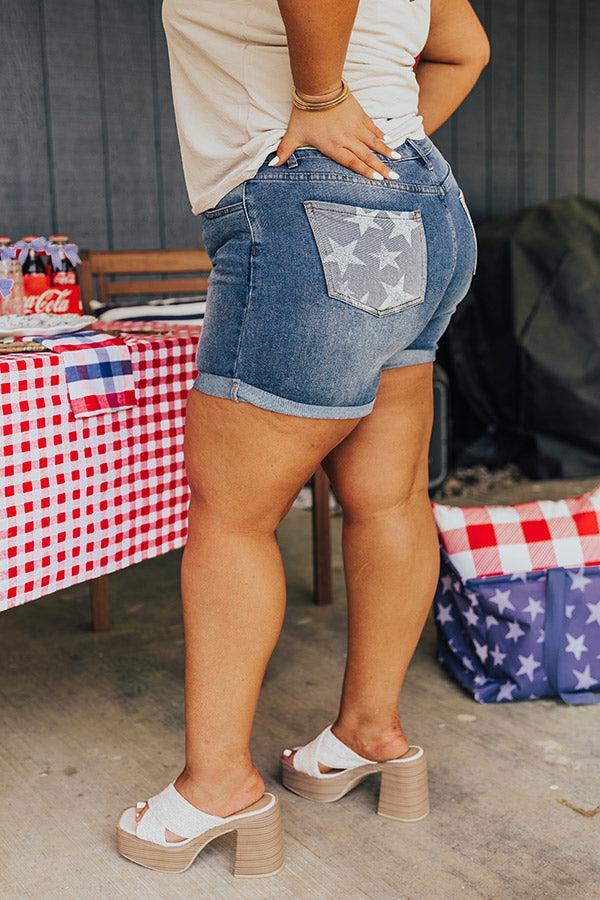 American Dream High Waist Shorts Curves Product Image