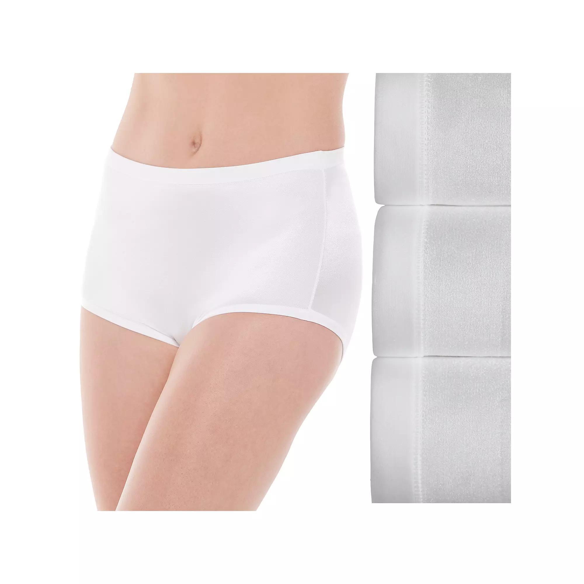 Womens Vanity Fair Lingerie Body Caress 3-Pack Brief Panties 13438 Product Image