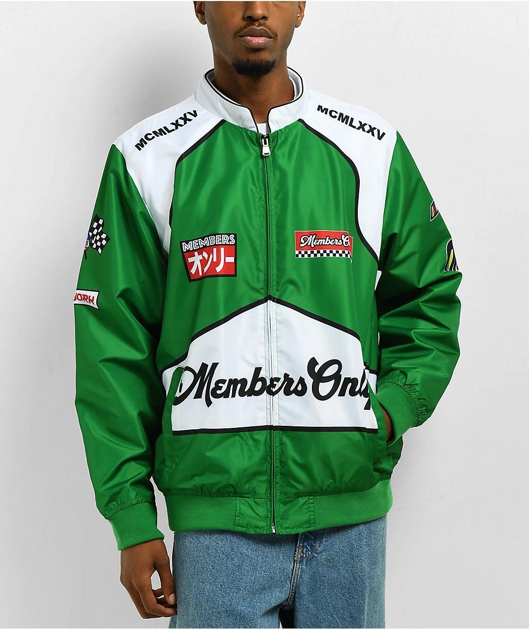 Members Only Racing Green Jacket Product Image