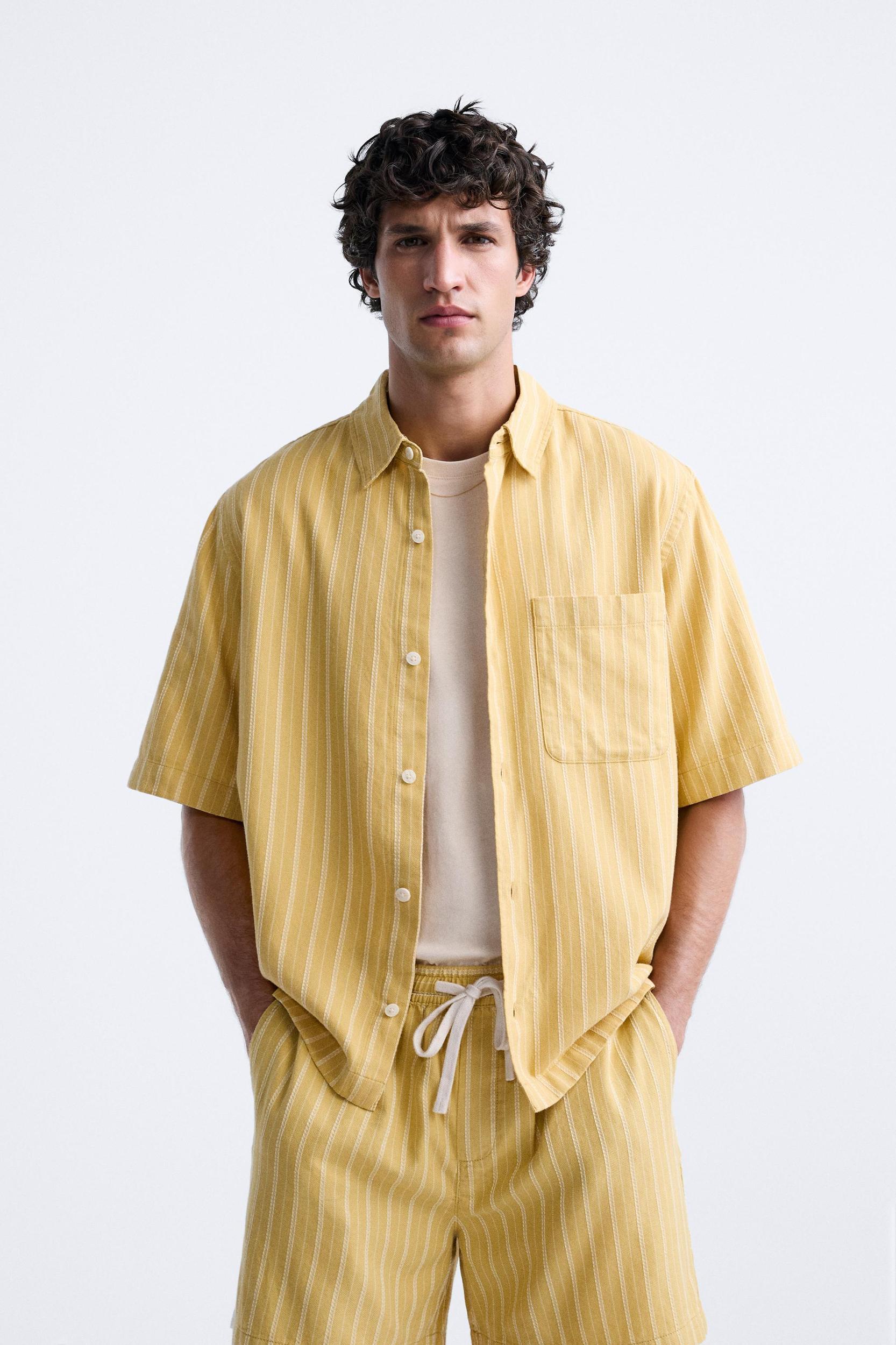 STRIPED JACQUARD SHIRT Product Image