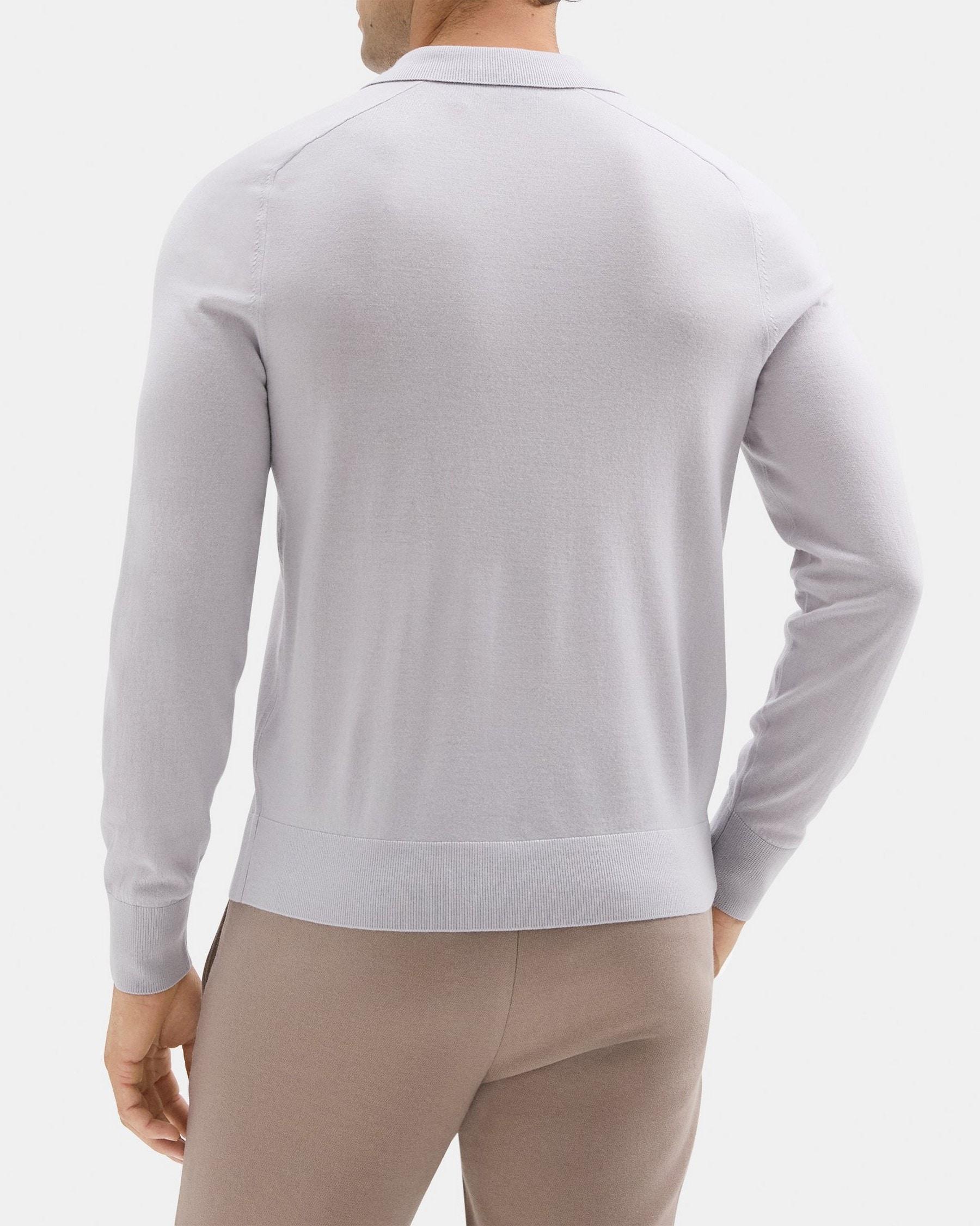 Polo Sweater in Merino Wool Product Image