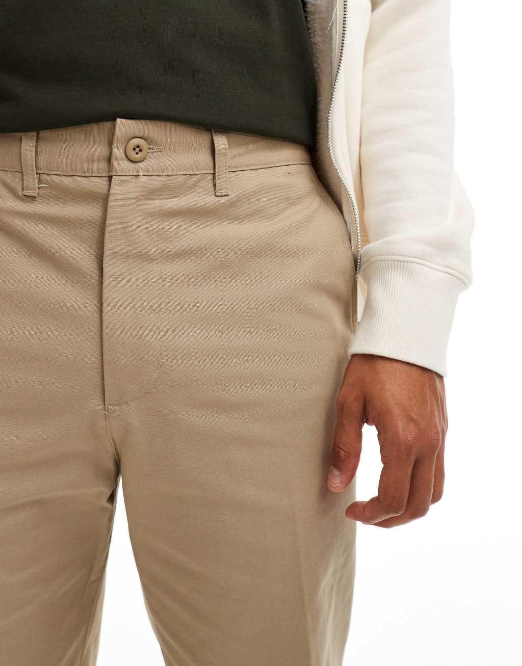 Nike Club woven chino pants in khaki Product Image