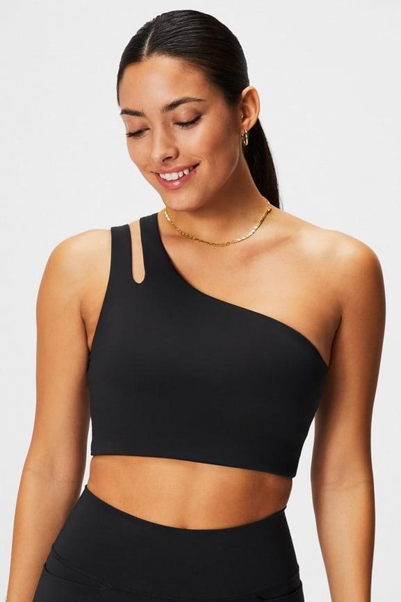 Asymmetrical Double Strap Midi Bra Product Image