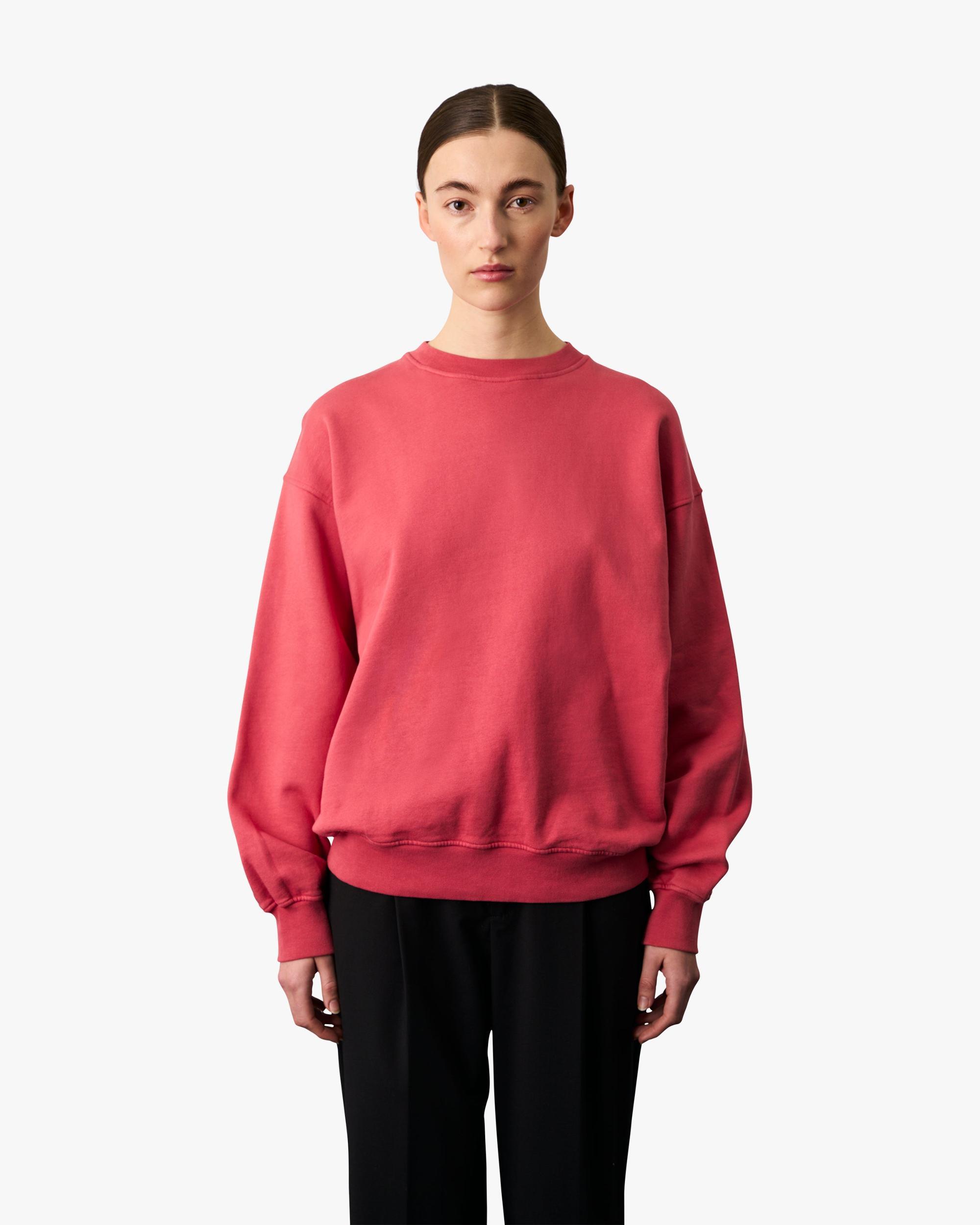Organic Oversized Crew - Sunny Orange Product Image