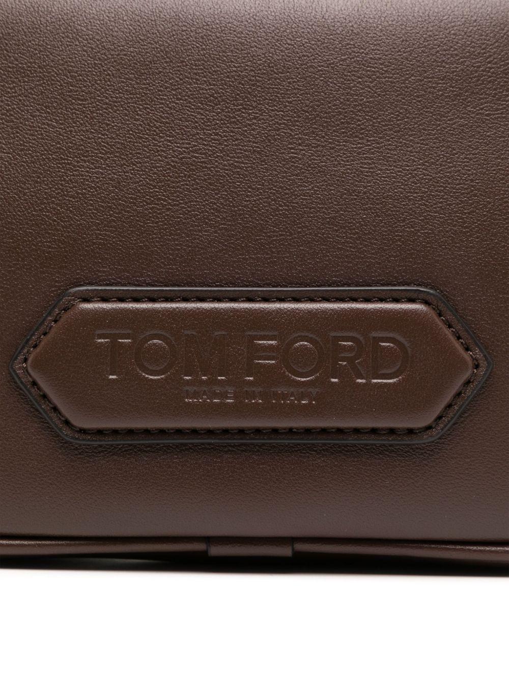 small leather messenger bag  Product Image