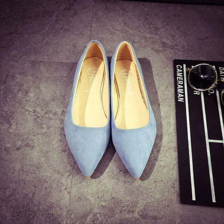 Plain Pointed Flats Product Image