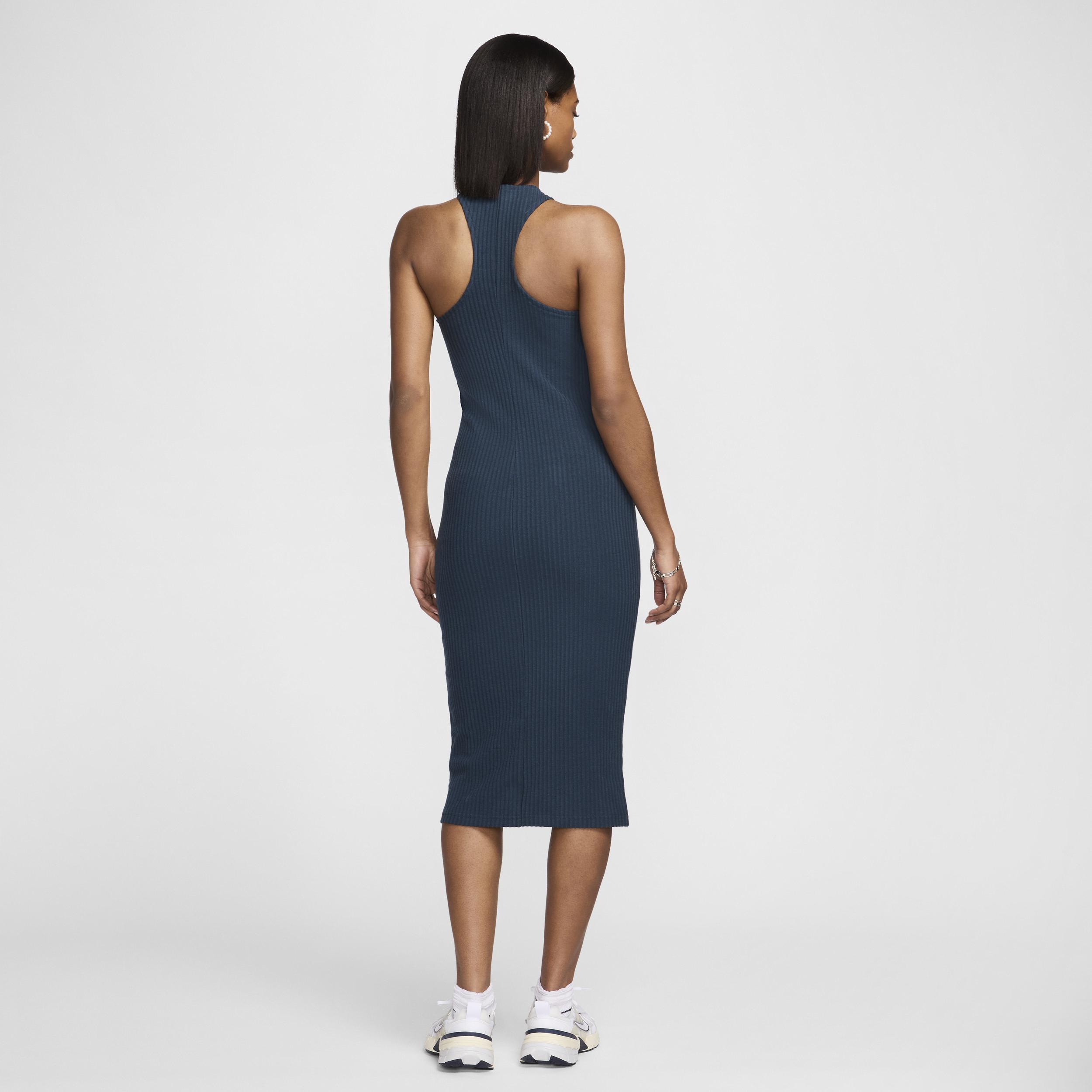 Women's Nike Sportswear Chill Rib Slim Sleeveless Midi Dress Product Image