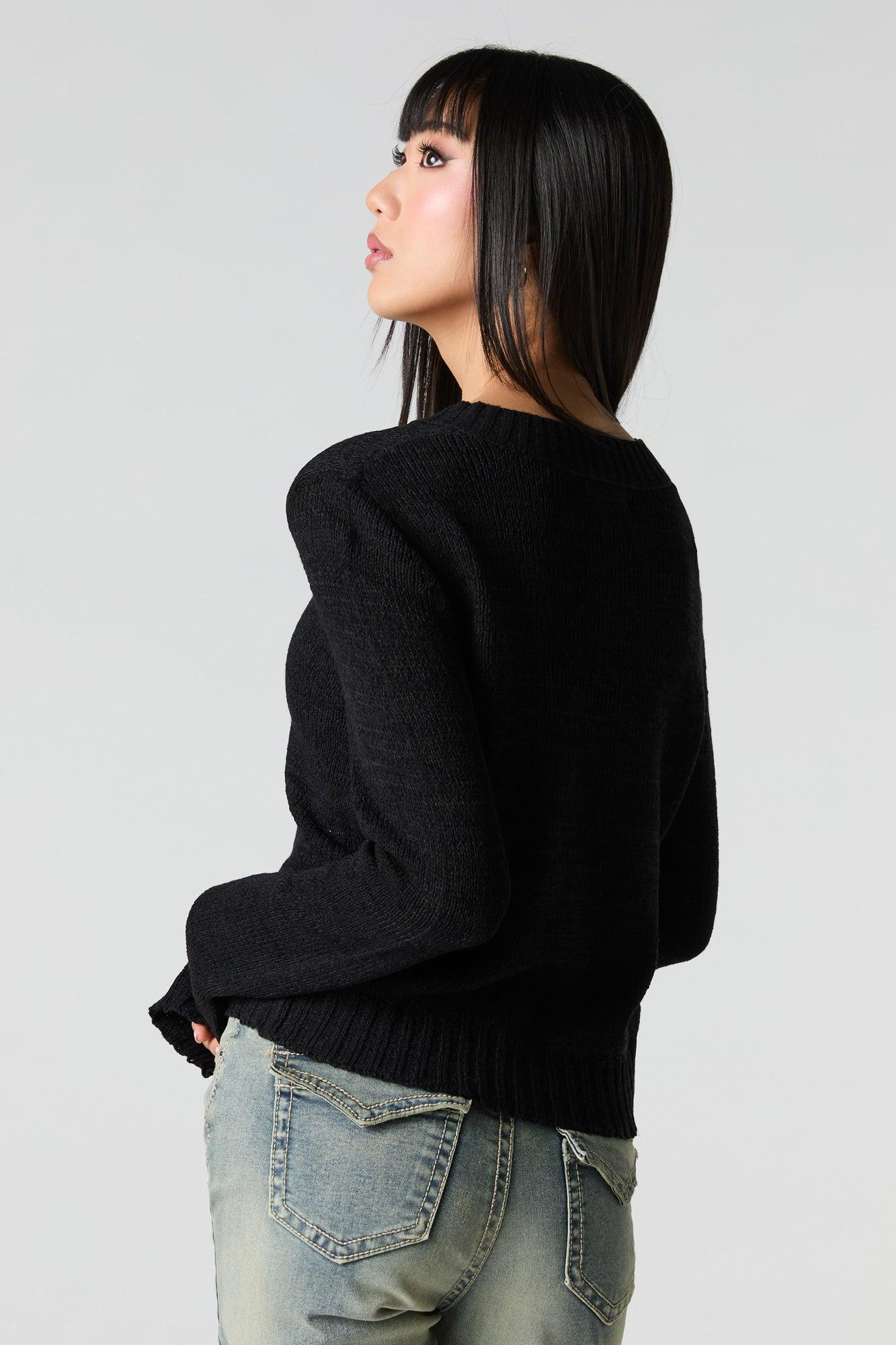 Zip-Up Cardigan Sweater Female Product Image