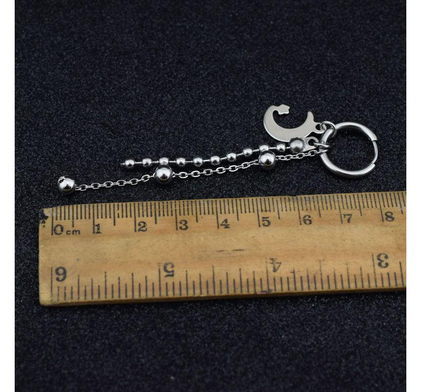 Moon Chain Tassel Earring / Clip-On Earring Product Image