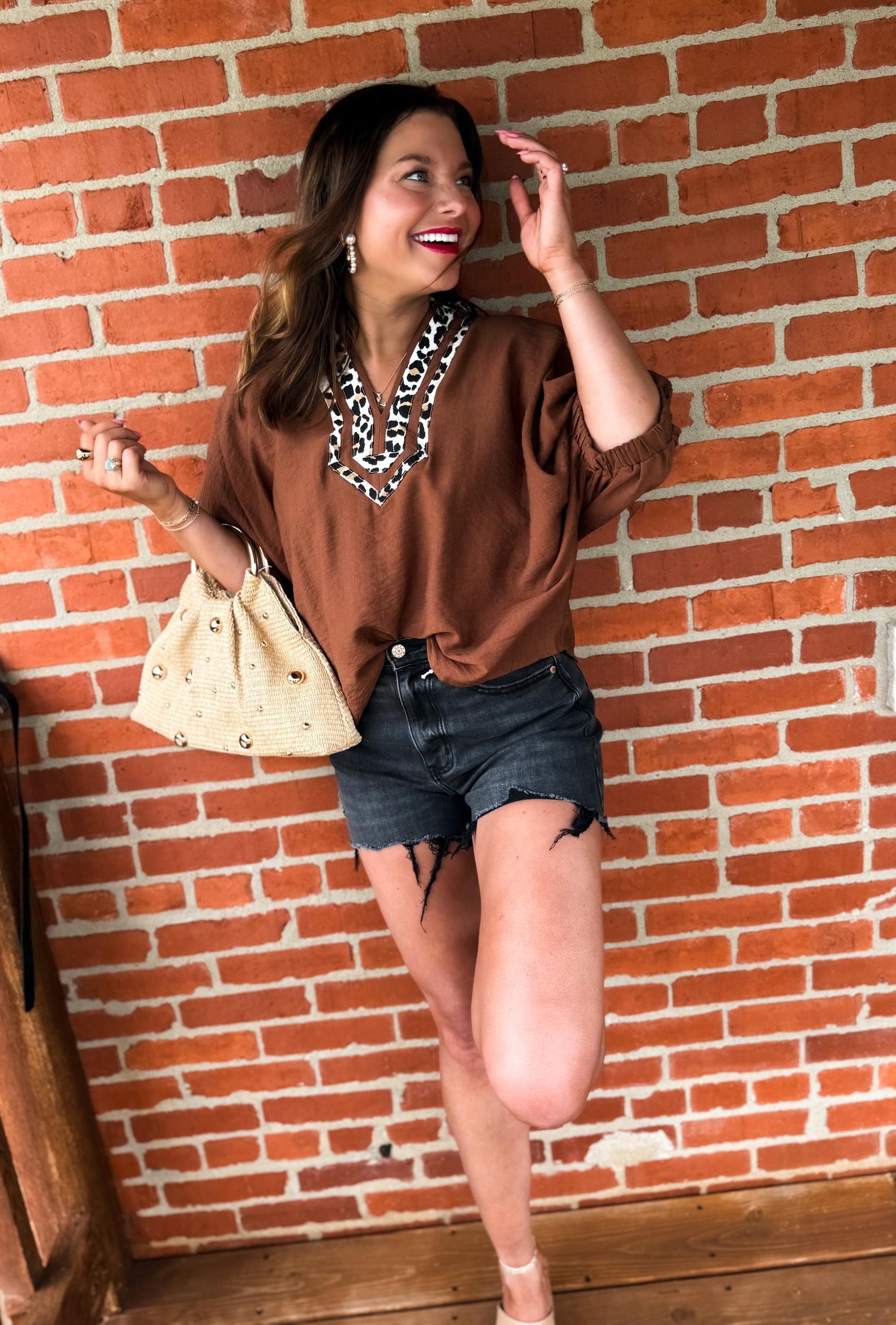 Mocha Muse Blouse Product Image