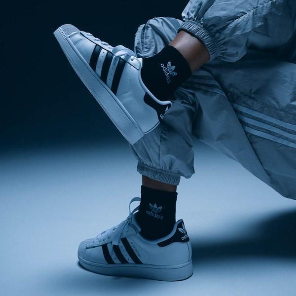 Womens adidas Superstar II Athletic Shoe - White / Core Black / White Product Image