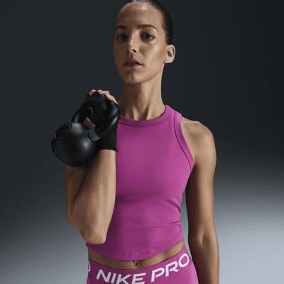 Nike Women's One Fitted Dri-FIT Cropped Tank Top Product Image