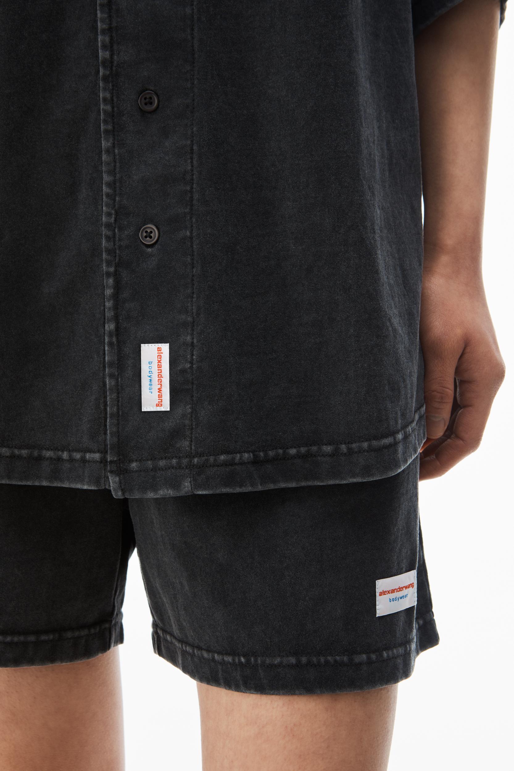Oversized Baseball Shirt In Cotton Jersey Product Image