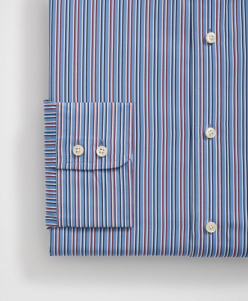 Brooks Brothers X Thomas Mason® Cotton English Collar, Multi-Striped Dress Shirt Product Image