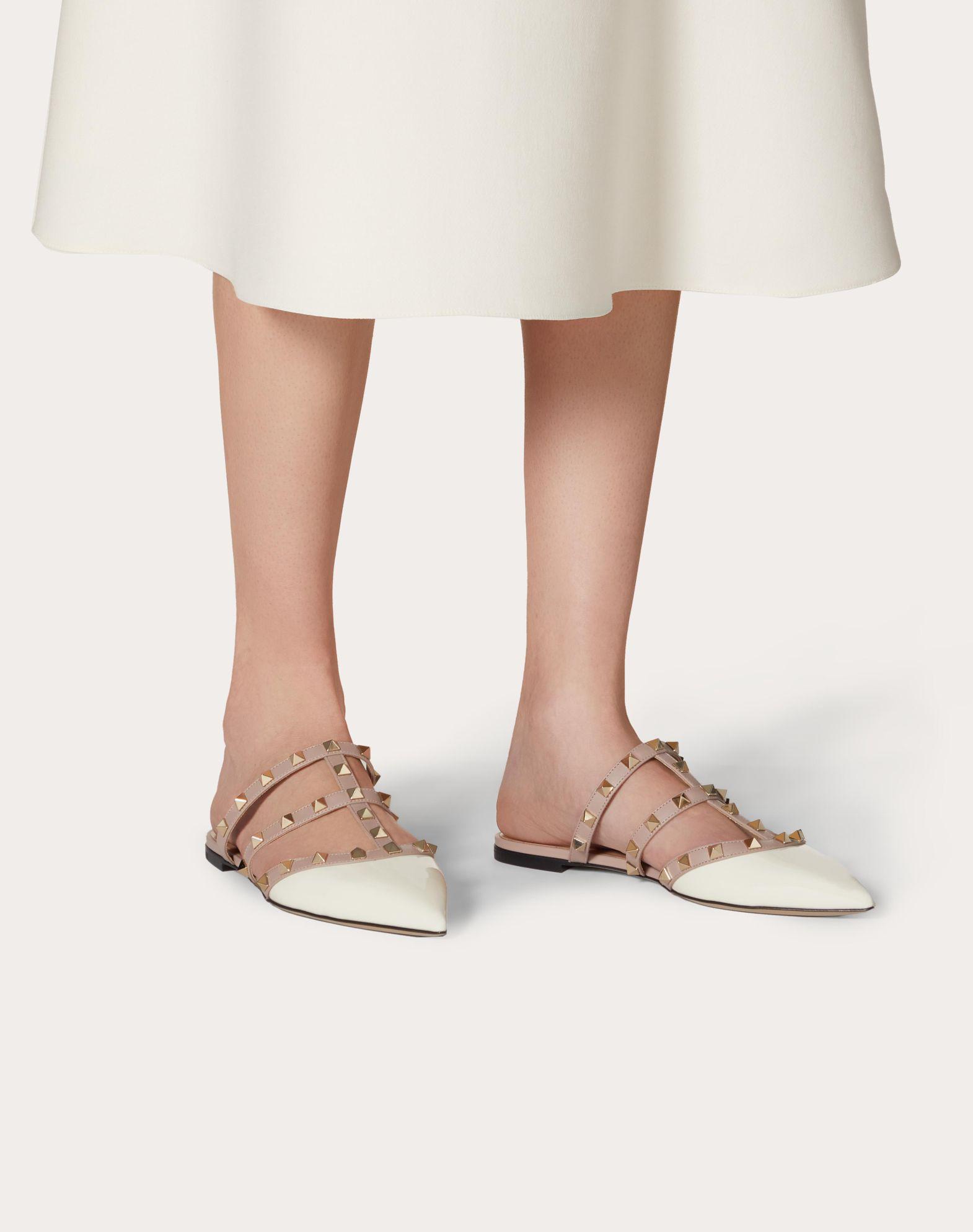 Rockstud Patent-Leather Mule  Product Image