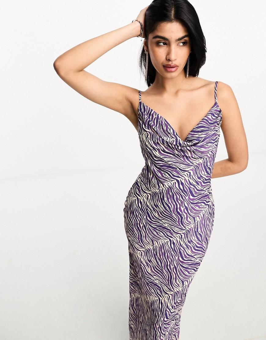 Pretty Lavish Keisha cowl neck maxi dress Product Image