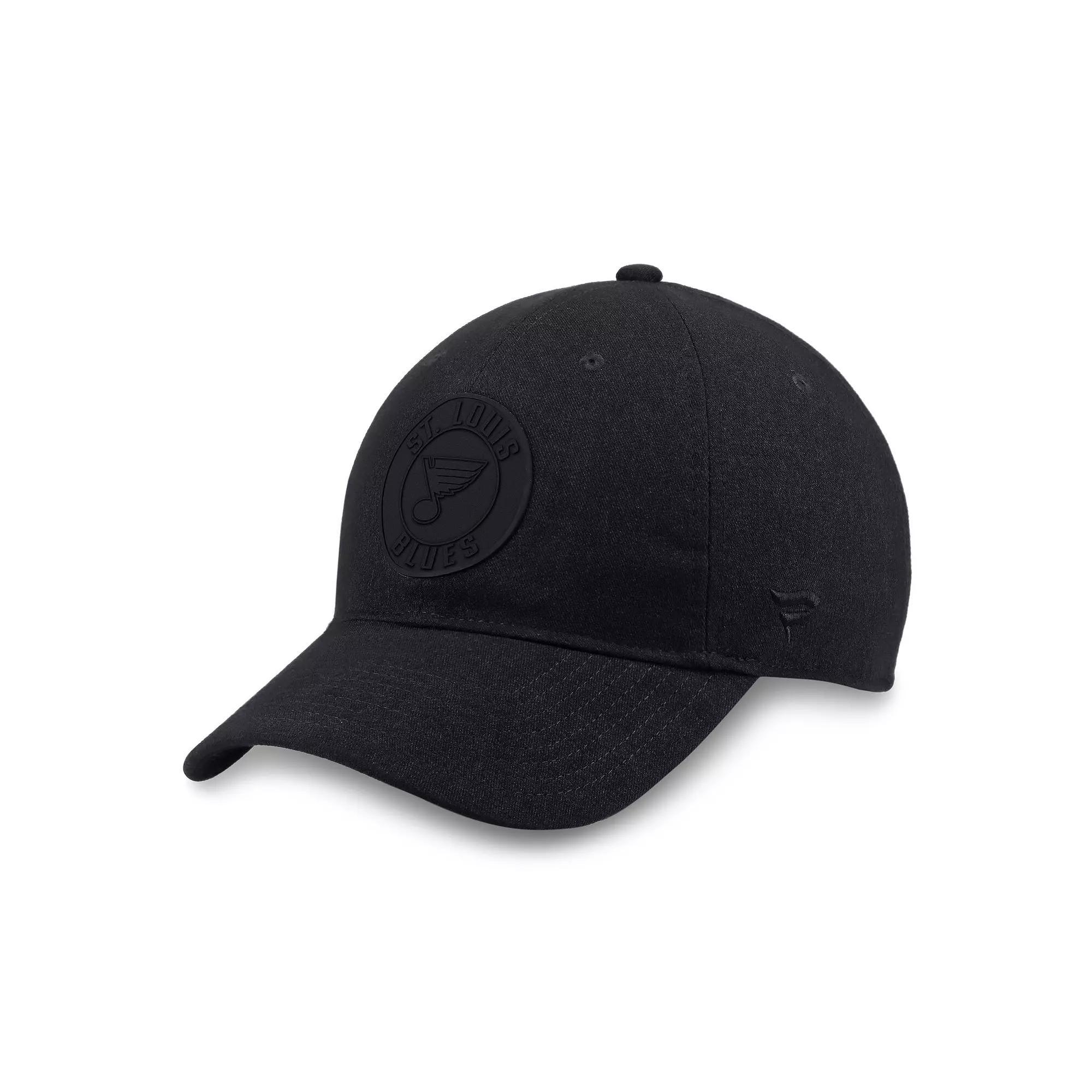 Men's Fanatics  Black St. Louis Blues Team Haze Adjustable Hat Product Image