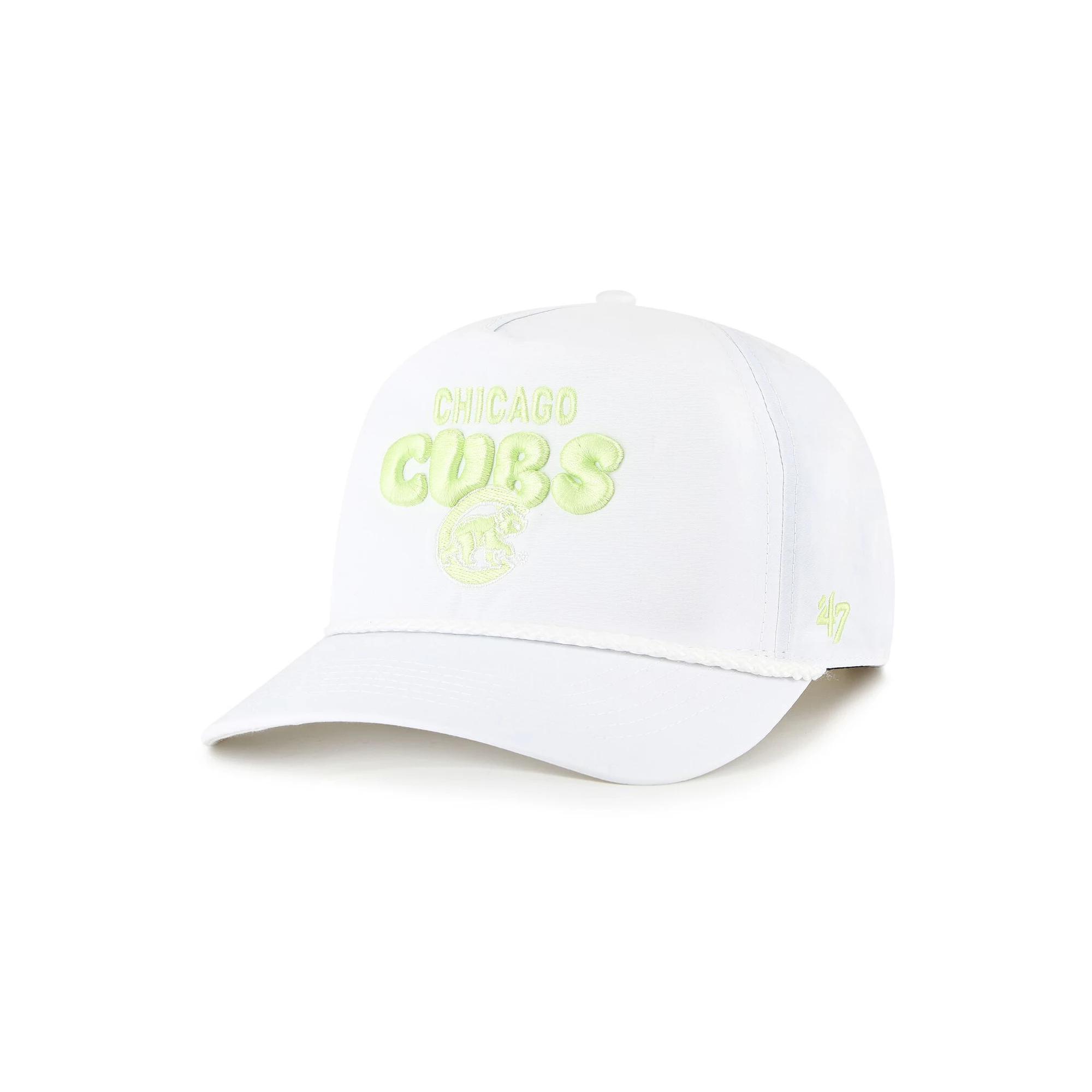 Women's '47  White Chicago Cubs Bright Side Adjustable Hitch Hat Product Image