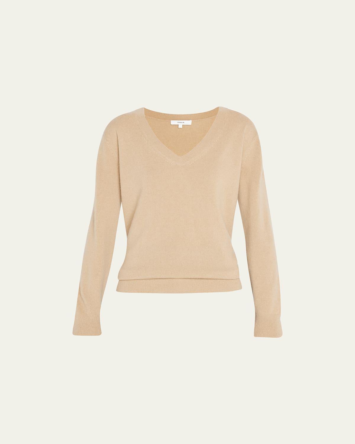 Vince Weekend V Neck Cashmere Sweater Product Image