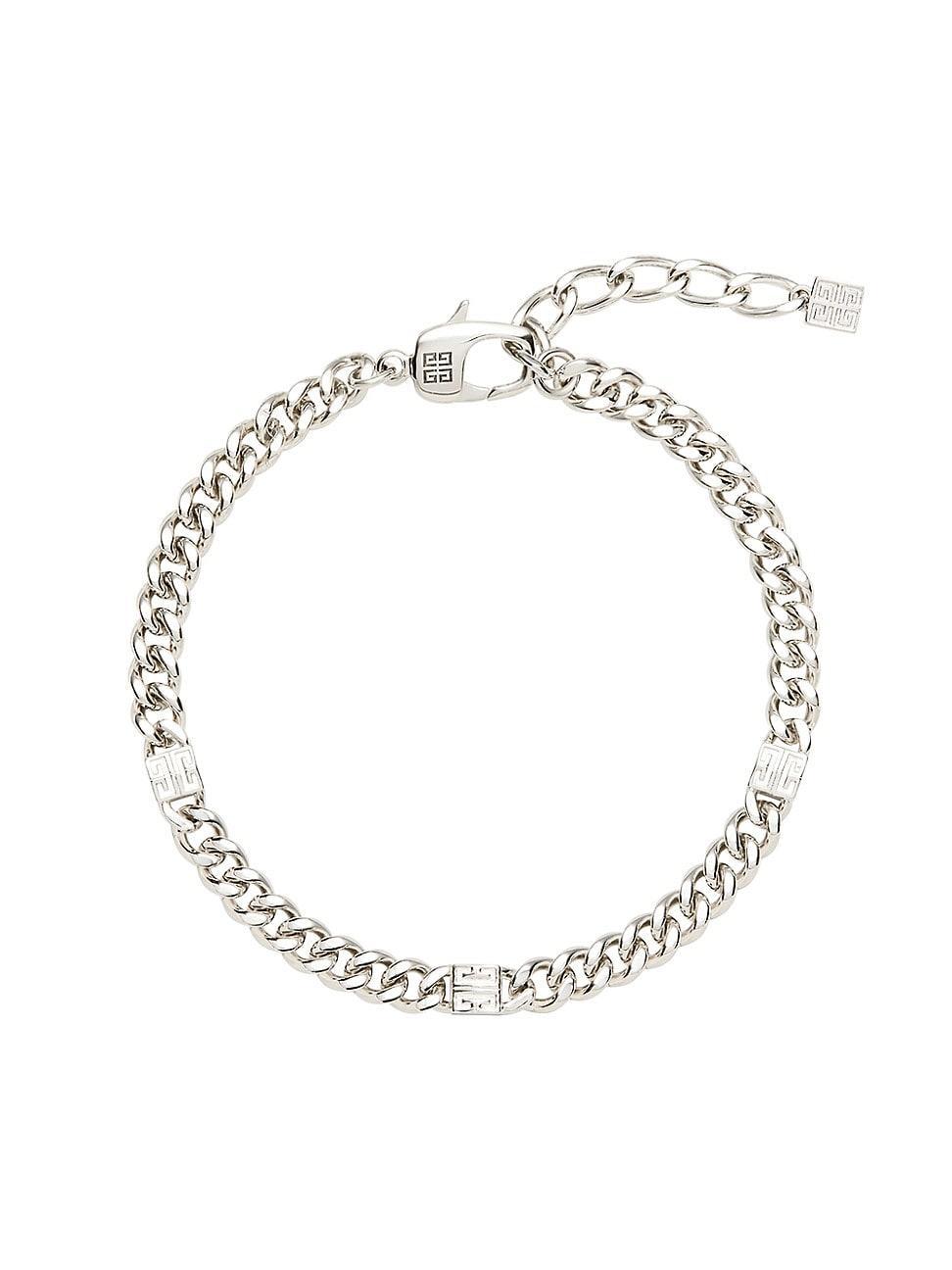 Mens 4G Silvery Small Chain Bracelet Product Image