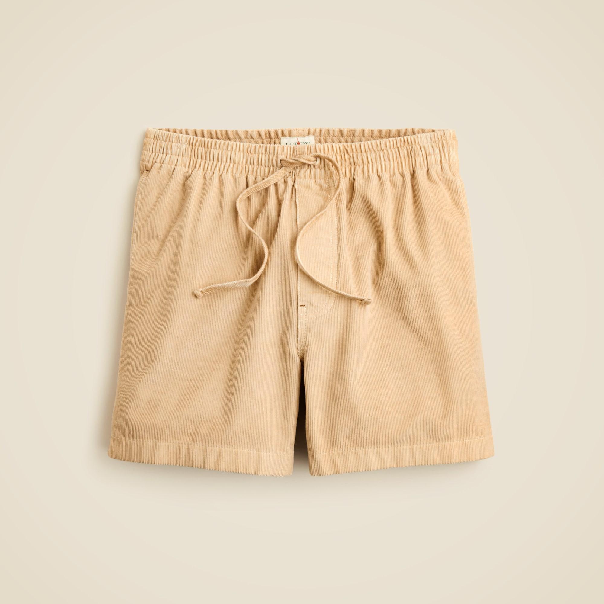 Everyday drawstring short in corduroy Product Image