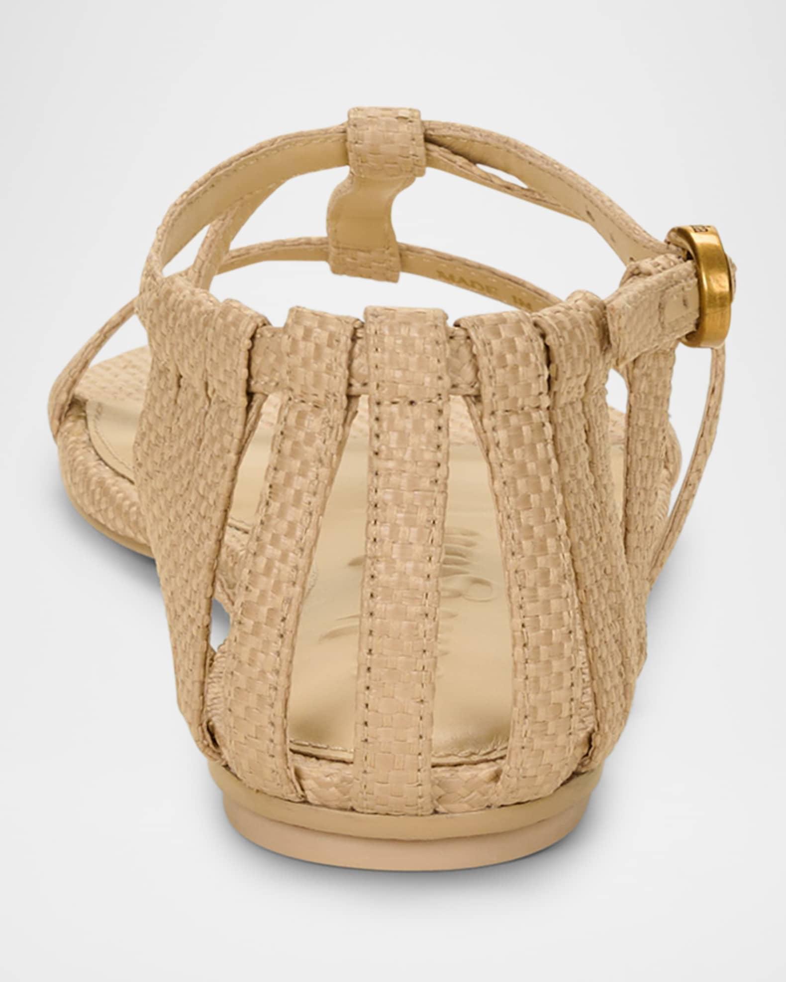 Cecilia Raffia Ankle-Strap Sandals Product Image