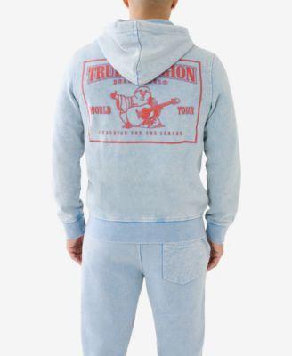True Religion Mens Acid Big T Zip Up Hoodie Product Image