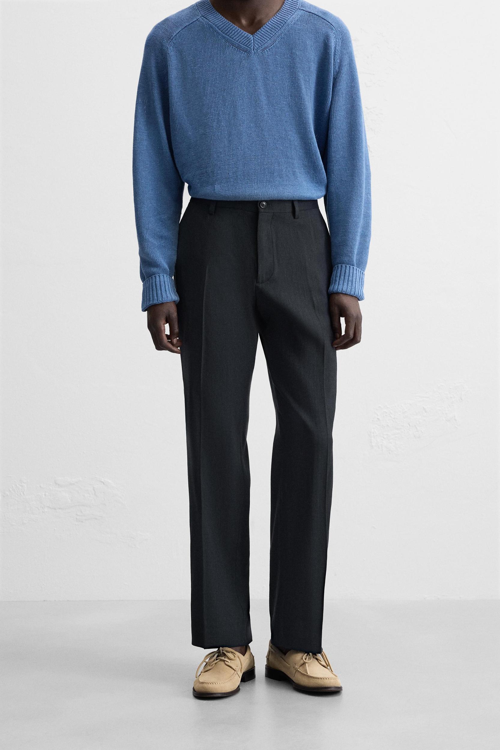 HEMP WOOL SUIT PANTS Product Image