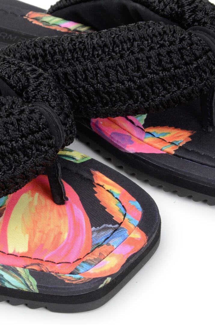 Cashew Crochet Puffy Flip Flop Product Image