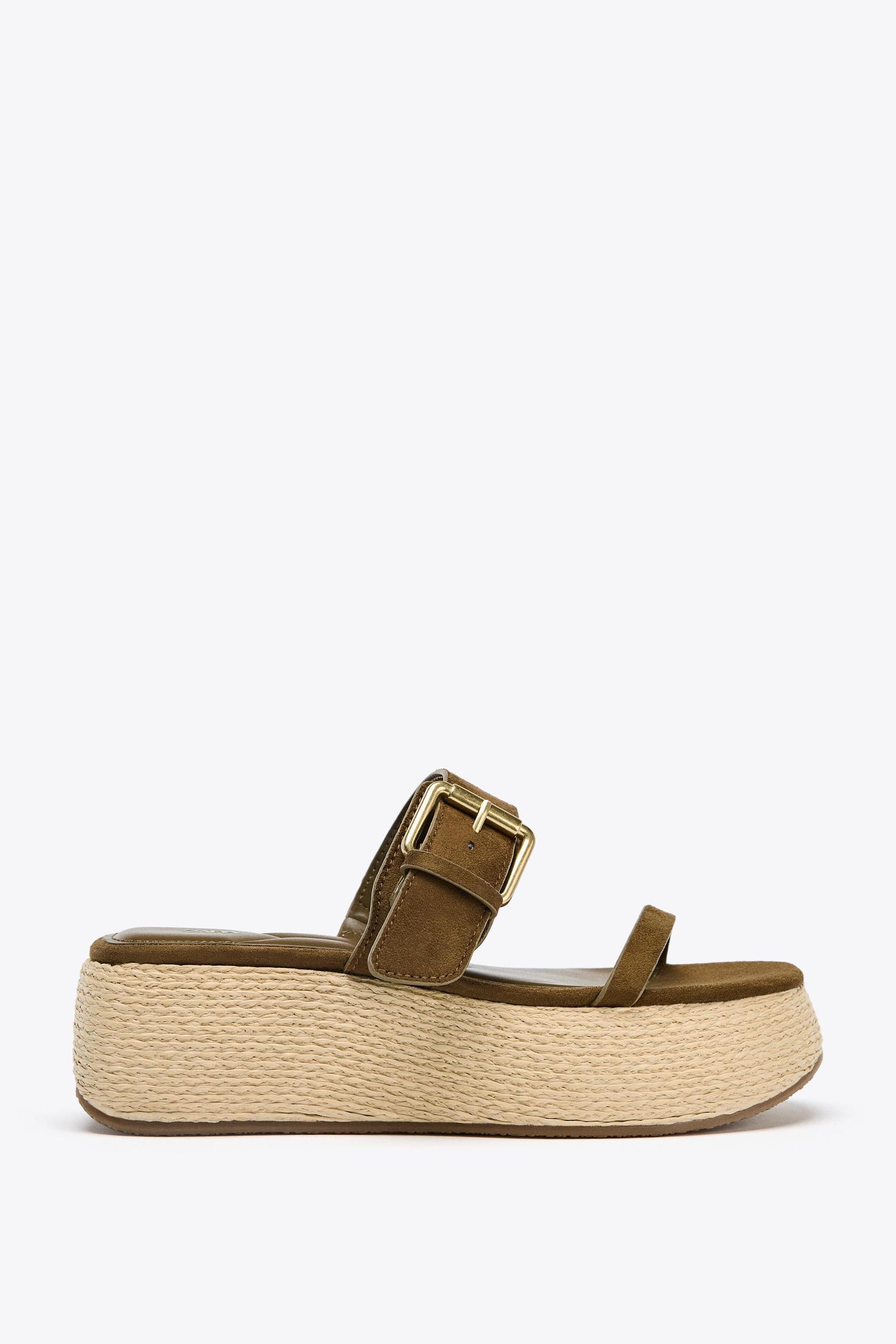 STRAPPY PLATFORM SANDALS Product Image