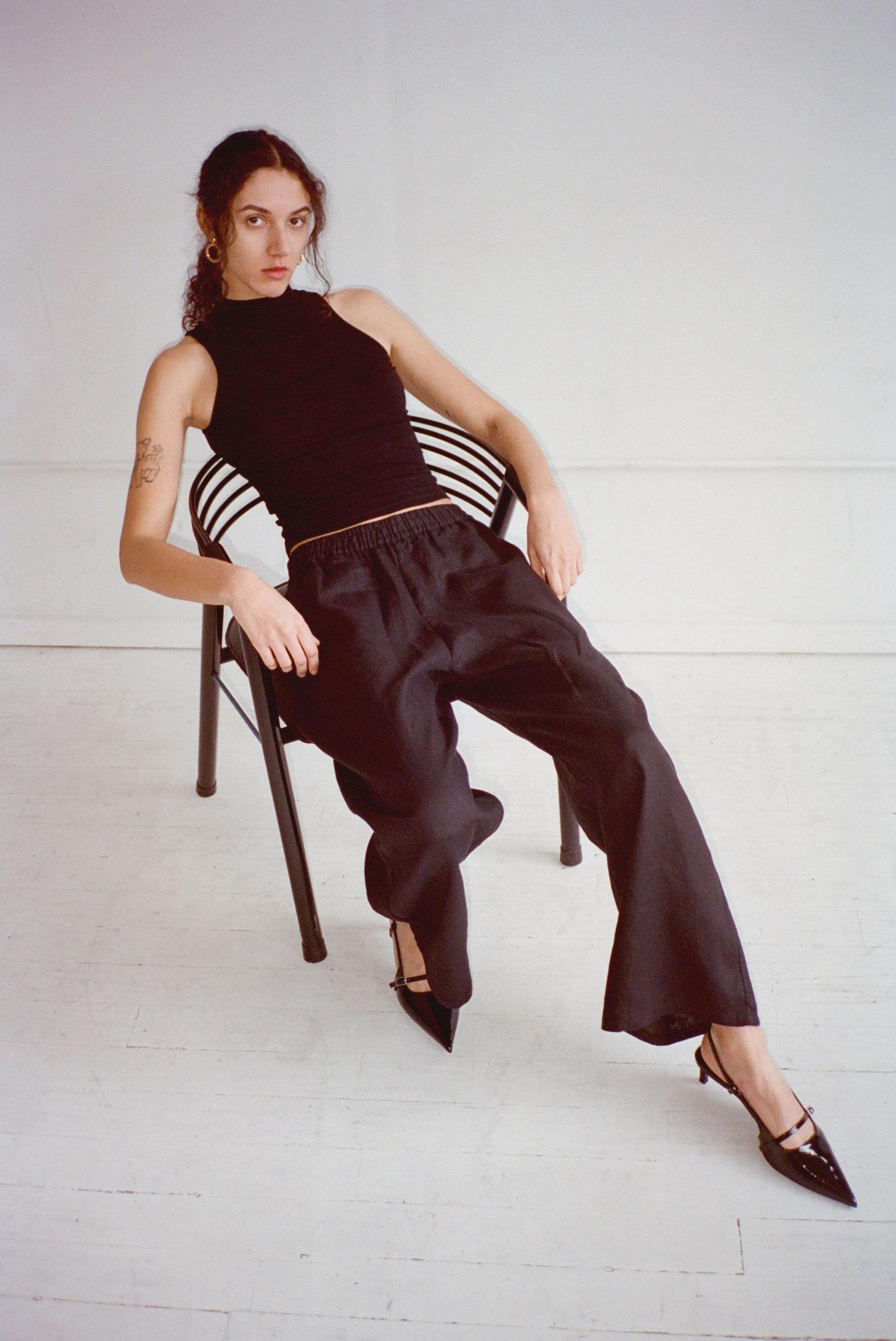 Jessica Tank - Licorice Product Image