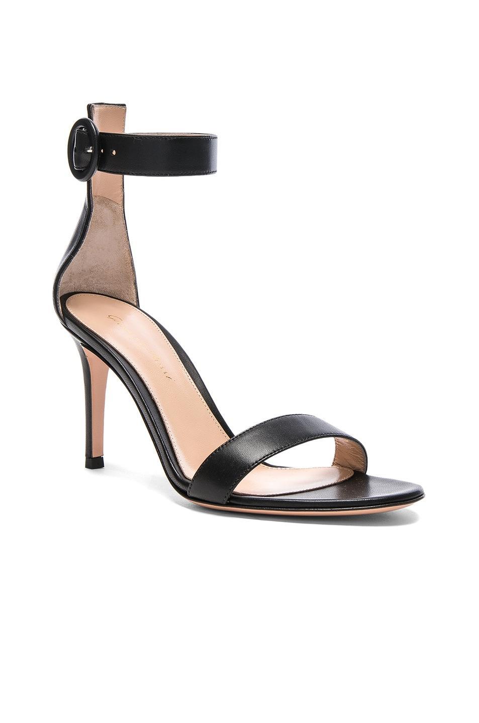 Leather Portofino Heels Product Image