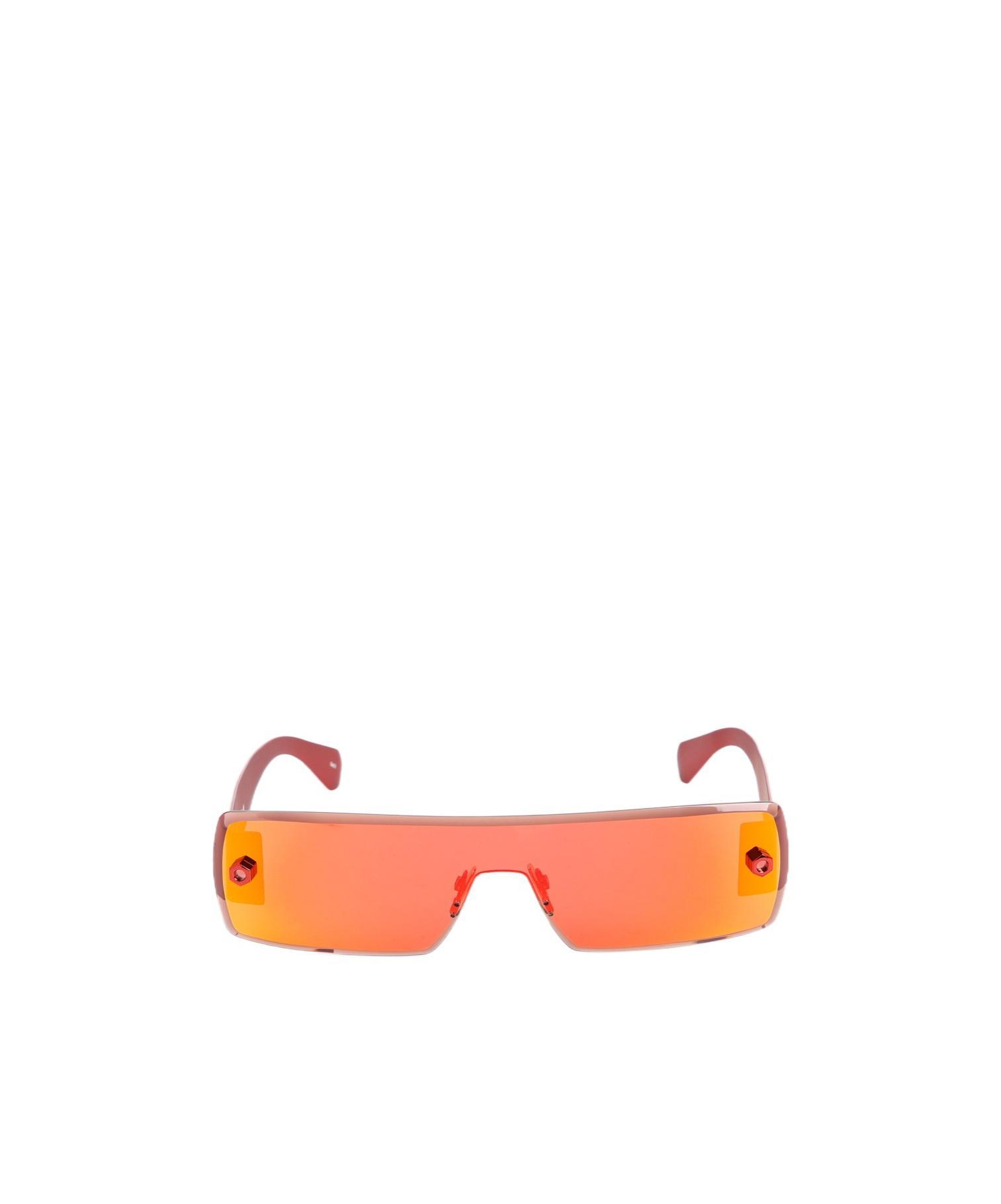 ALAÏA Geometric Sunglasses In Pink Product Image