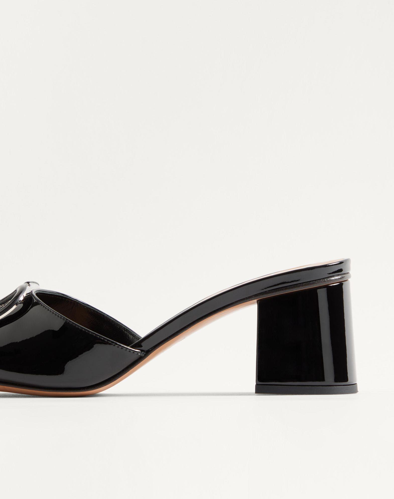 Vlogo Signature Patent Leather Slide Sandal 60Mm Product Image