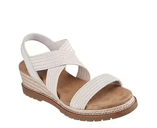 Skechers Womens Uptown Haze Low Wedge Sandal Product Image