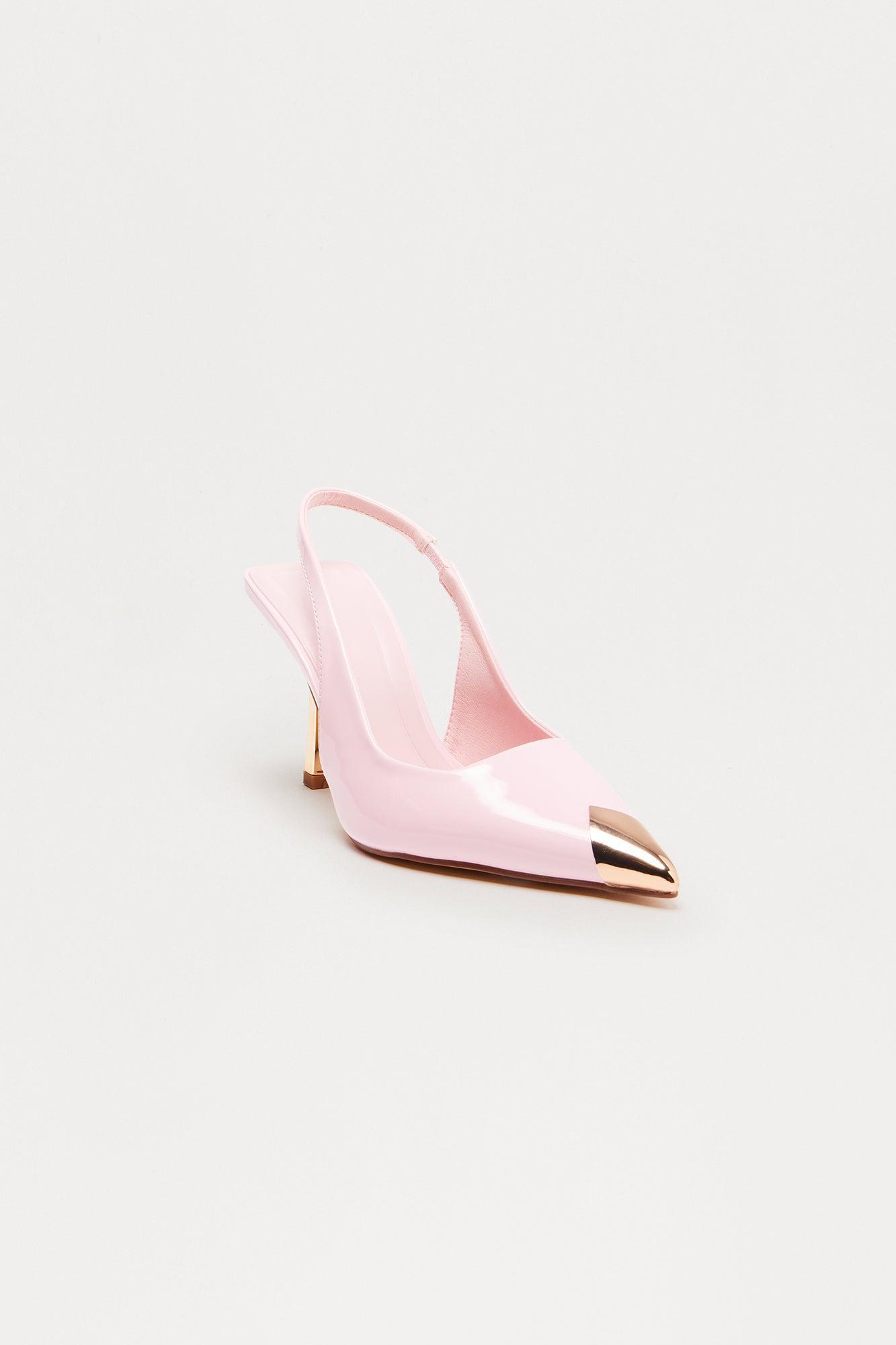 Tundra Slingback Pumps - Light Pink Product Image