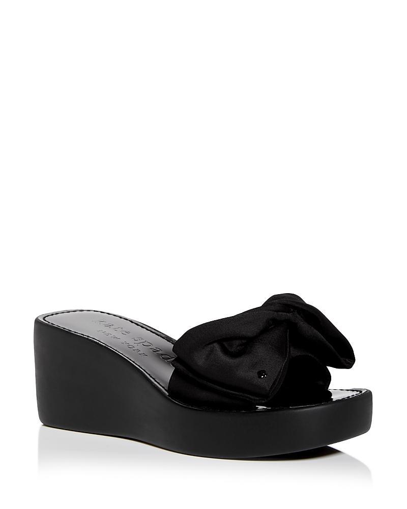 kate spade new york Bikini Bow Detail Platform Wedge Sandals Product Image