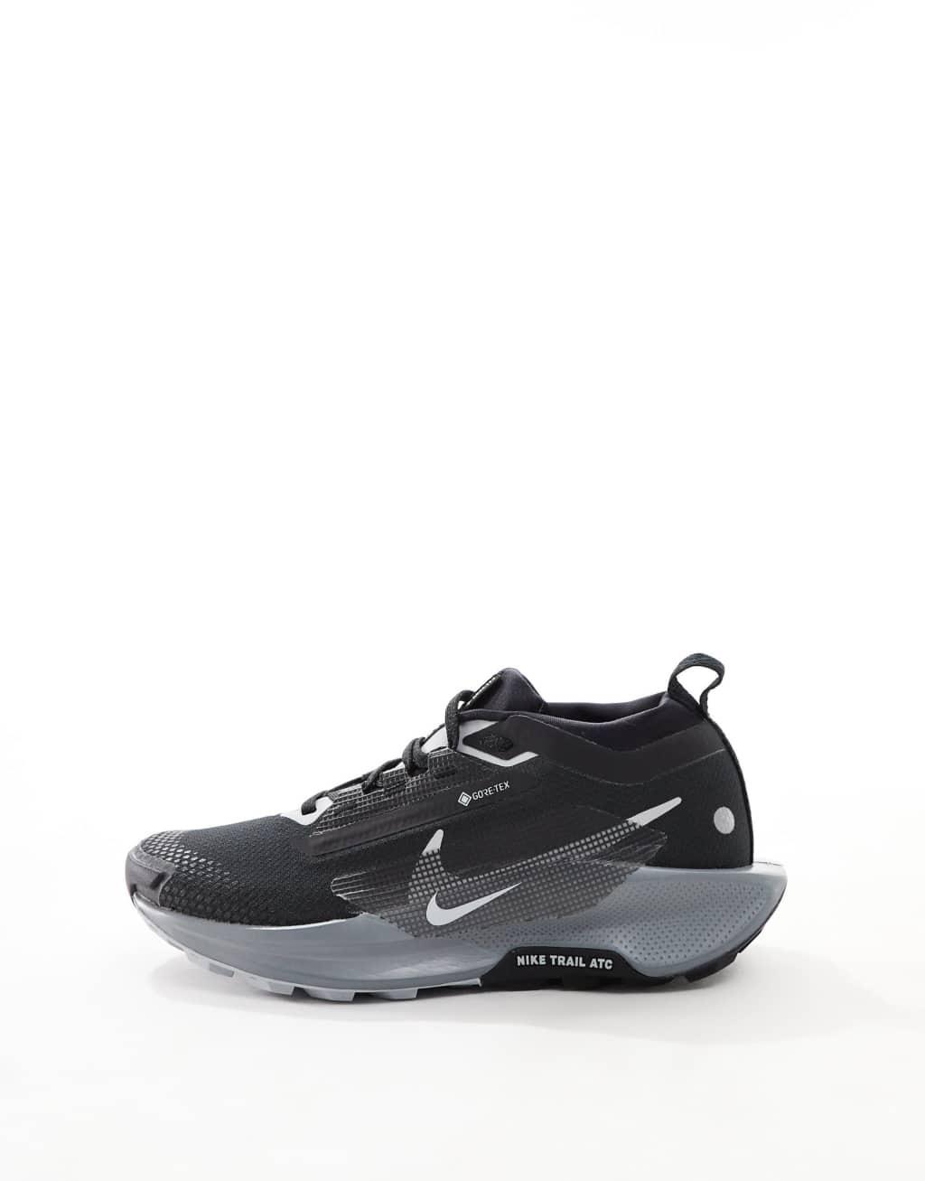 Nike Running Pegasus Trail 5 Gore-Tex sneakers in black and gray Product Image